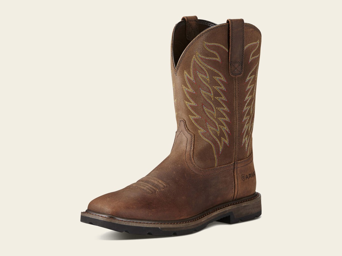 Ariat Groundbreaker Wide Square Toe Steel Toe Work Boot